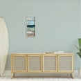 thumbnail image 2 of Stupell Industries Cloudy Beach Shore Landscape Layered Ephemera Collage Painting Gray Framed Art Print Wall Art, Design by Stacy Gresell, 2 of 8