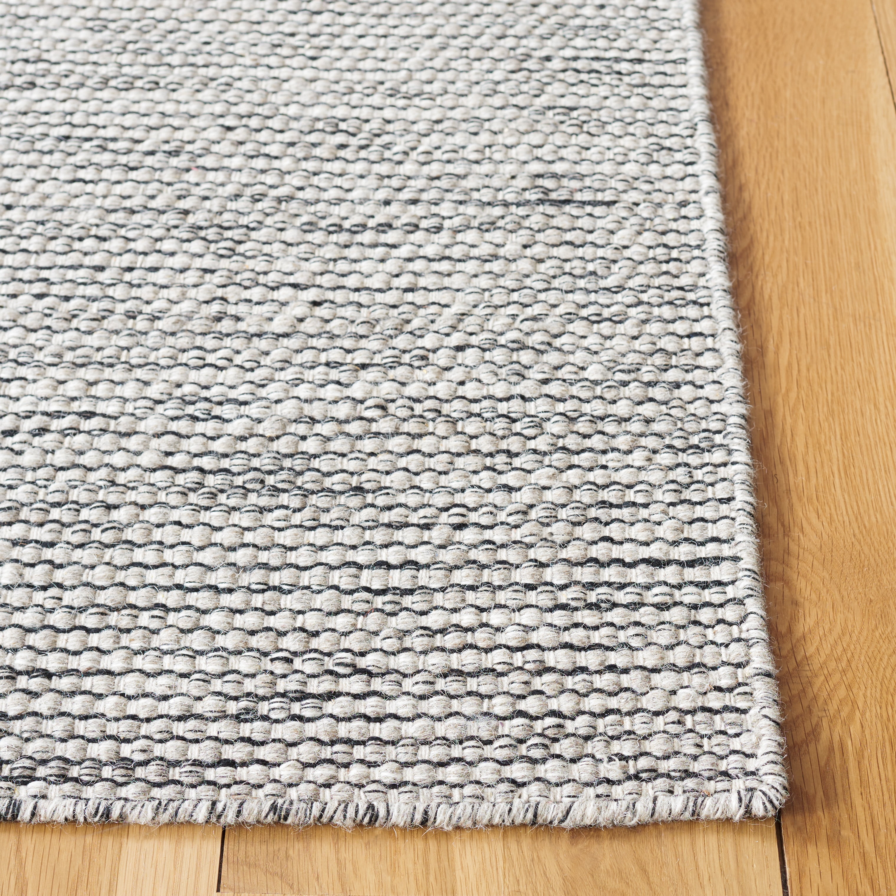 SAFAVIEH Natura Lorin Striped Area Rug, Grey/Ivory, 5' x 8'