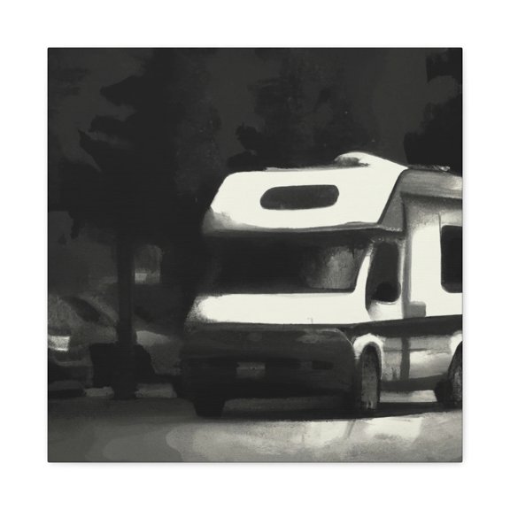Camper Van Impressionism - Canvas