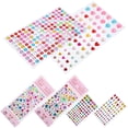 thumbnail image 3 of Miangastore 6 Sheets of Gems Rhinestone Decor Makeup Gems Self Adhesive Rhinestones Stick On Craft Gems, 3 of 8
