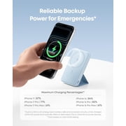Anker 622 Magnetic Battery (MagGo), 5,000mAh Foldable Magnetic Wireless Portable Charger with Stand and USB-C Port (On The Side), Magsafe-Compatible for iPhone 16/15/14/13 Series
