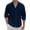 Navy, variant on Mens Lightweight Button Down Shirt Casual Fashon Long Sleeve Dress Shirts Regular-Fit Spread Collar Shirt