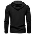 thumbnail image 3 of Yievot Quarter Zip up Hoodies for Men Casaul Pullover Sweatshirt Regular Fit Long Sleeve Winter Sweatshirts, 3 of 8