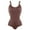 #1 Brown, variant on Women Shapewear Bodysuit Tummy Control Body Shaper Slimmer Seamless Briefer