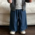 thumbnail image 5 of JFOPQVSM Cotton and Linen Long Pants Toddlers and Baby Girls' Wide Leg Pull-on Pant (6M-6Y), 5 of 9