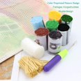 thumbnail image 3 of SAYDY Wedding Hi Doll Latch Hook Rug Kits for Adults Printed Canvas Tapestry Kits Rug Making Kits Creative Gift DIY Crochet Yarn Kits Handmade Craft Kit,Style 3, 3 of 7