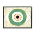 thumbnail image 2 of Stupell Industries Green Modern Evil Eye Symbol Abstract Painting Gray Framed Art Print Wall Art, 2 of 5
