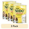 (3 pack) NIDO Fortificada Dry Whole Milk Powder with Vitamins A, C, D, Iron & Calcium, 56.4 oz Canister