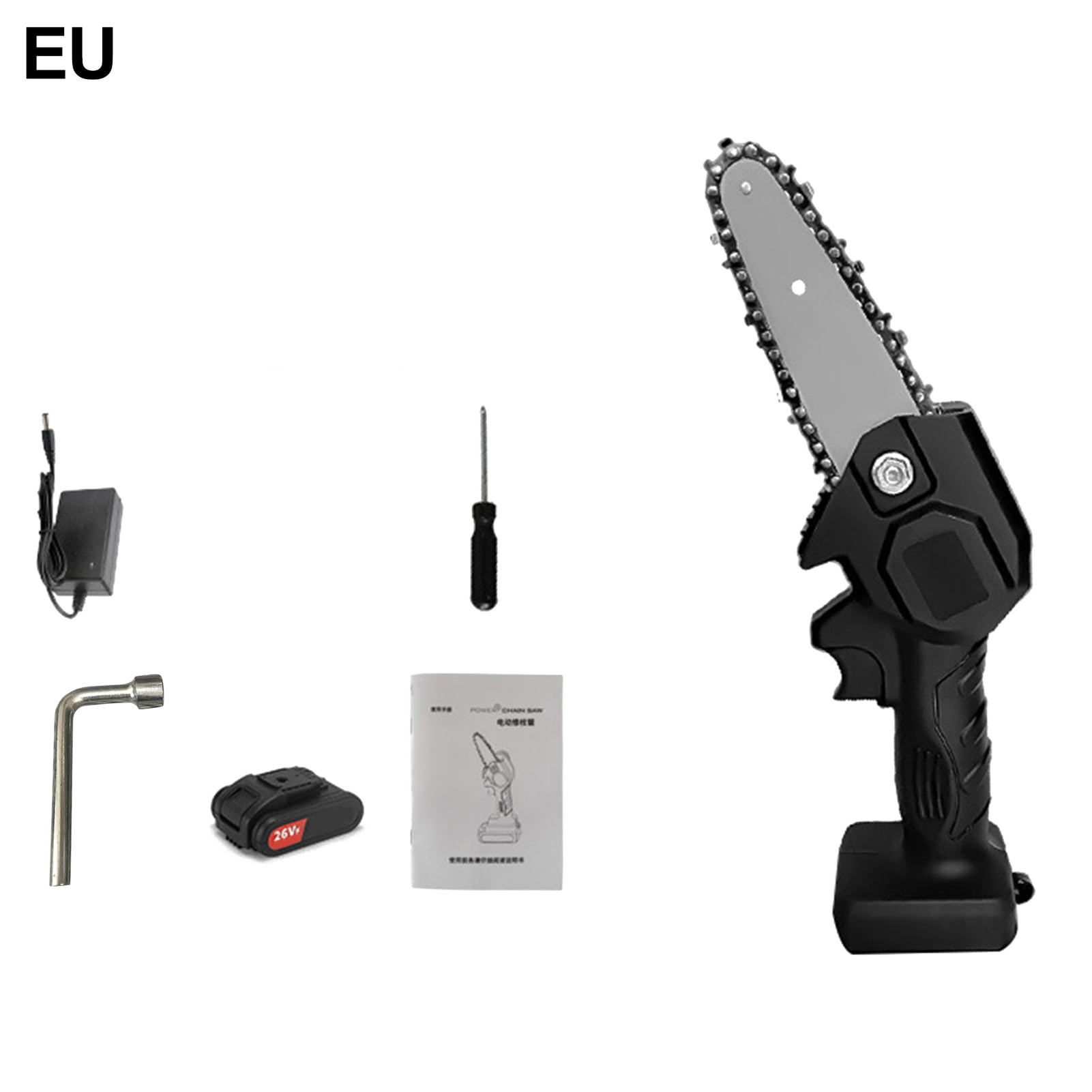 Electric Saw Rechargeable Handheld Chainsaw for Pruning