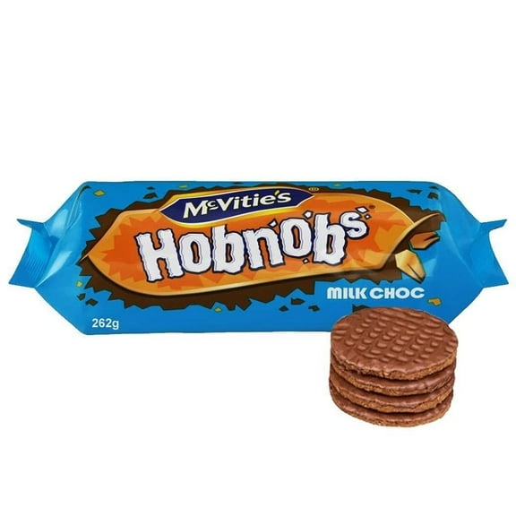 Mcvitie's Hobnobs Milk Chocolate Biscuits 262g (Pack of 6)