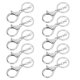 thumbnail image 1 of Llavero Bling Bling 10 piezas chapado retro Accesorios para llaves, 1 of 12