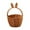 A, variant on Dmlowu Bunny Easter Basket - Imitation Rattan Woven Basket with Rabbit Ears, Easter Decorations Storage Baskets for Organizing Flowers Storage Bins Easter Egg Hunt Prizes(7x11",Brown)