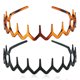 thumbnail image 1 of Set de 2 diademas de plástico negro con peine de dientes de tiburón (1 color negro + 1 marrón) JAMW  Sencillez, 1 of 5