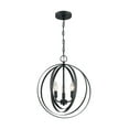 thumbnail image 3 of 60/7067 Nuvo Lighting Pendleton-3 Light Pendant in Glam Style-16 Inches Wide by 18.38 Inches High-Matte Black Finish    -Traditional Installation, 3 of 5