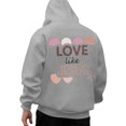 thumbnail image 3 of WILLBEST Sudaderas En Pareja Sudaderas con Capucha y Sudaderas para Hombre Sudadera con Capucha Informal Holgada con Estampado De Letras para Uso Diario Otoño Invierno Ropa De Calle Cómoda XGrande, 3 of 3