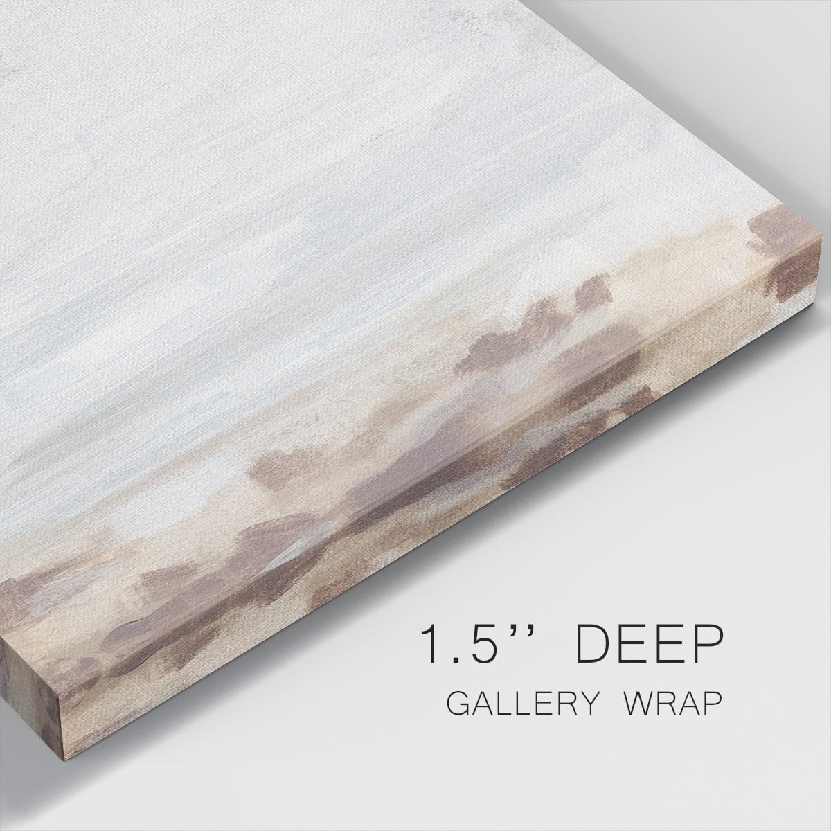 Wexford Home Neutral Breakers I-Premium Gallery Wrapped Canvas, 24" x 24" - Ready to Hang
