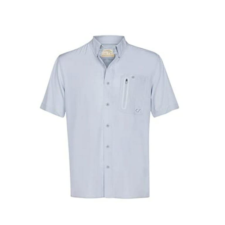 Gillz Men's SS Deep Sea Woven Shirt (as1, Alpha, l, Regular