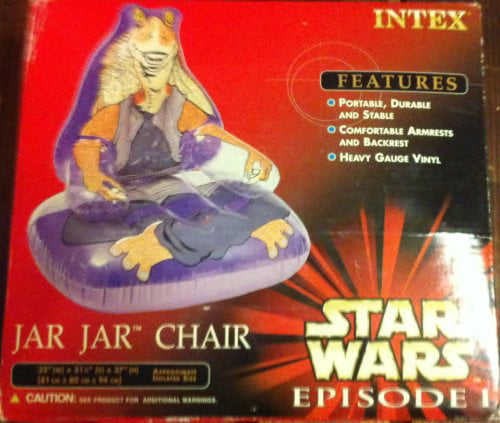Factory Sealed Star Wars Jar Jar Binks Inflatable Chair 