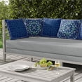 thumbnail image 6 of Vine Visions Indoor/Outdoor Pillow with Removable Cover in Blue 20x20, 6 of 6