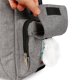 thumbnail image 5 of para bolso cambiador, para pañales para pañales con USB de carga para gris Baoblaze Mochila de mamá, 5 of 8