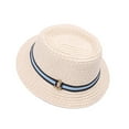 thumbnail image 1 of Elegante Sombrero de Bombín para Gorra de para Accesorios de Ropa 18 Pulgadas Yotijar Muñeca linda Sombrero de paja, 1 of 5