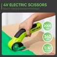 thumbnail image 2 of Steelite Cordless Electric Scissors,Electric Cardboard Cutter,4V Rechargeable Box Cutter with Replacement Blade & Storage Bag,Power Rotary Cutter for Cardboard, Fabric, Carpet, Leather, Plastic, 2 of 8