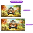 thumbnail image 5 of Hello Fall Autumn Wreath Saint Bernard Pumpkins Pickup Truck Desk Mat Full Keyboard Mouse Pad St Dog Lover Large Mousepad - 13011, 5 of 5