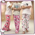thumbnail image 2 of Nuevos pantalones de casa Sanrio Hello Kitty para mujer, pantalones de pijama de otoño 2023, moda de Anime de dibujos animados, cómodos pantalones Y2K para niña, regalo, 2 of 5