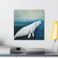 thumbnail image 3 of Beluga Whale Ethereal Dream - Canvas, 3 of 10