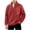 B_Red, variant on Men Winter Warm Versatile Outwear Coat Solid Color Long Sleeved Stand Up Collar Casual Outerwear With Pockets Daily Commute Street Style