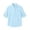Blue, variant on Kids Girls Button Down Shirts Boys Formal Outfit Long Sleeve Black Shirt School Shirt for Toddler Boy 9-10 Years