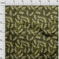 thumbnail image 3 of oneOone Georgette Viscose Dark Olive Green Fabric Abstracts Craft Projects Decor Fabric Printed By The Yard 42 Inch Wide, 3 of 6
