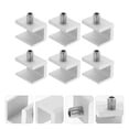 thumbnail image 3 of KAKOWELY Window Protective Lock 6pcs Household Limiting Lock Sliding Window Lock Clamp-resistant Lock for Kid1.38"X1.18"X0.91", 3 of 5