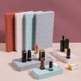 thumbnail image 3 of LCXmlly Cosmetic Storage Box Large Capacity Lipstick Storage Box Silicone Lipstick Rack Makeup Brush Holder 8/18/28 Grids Household Organizer, 3 of 6