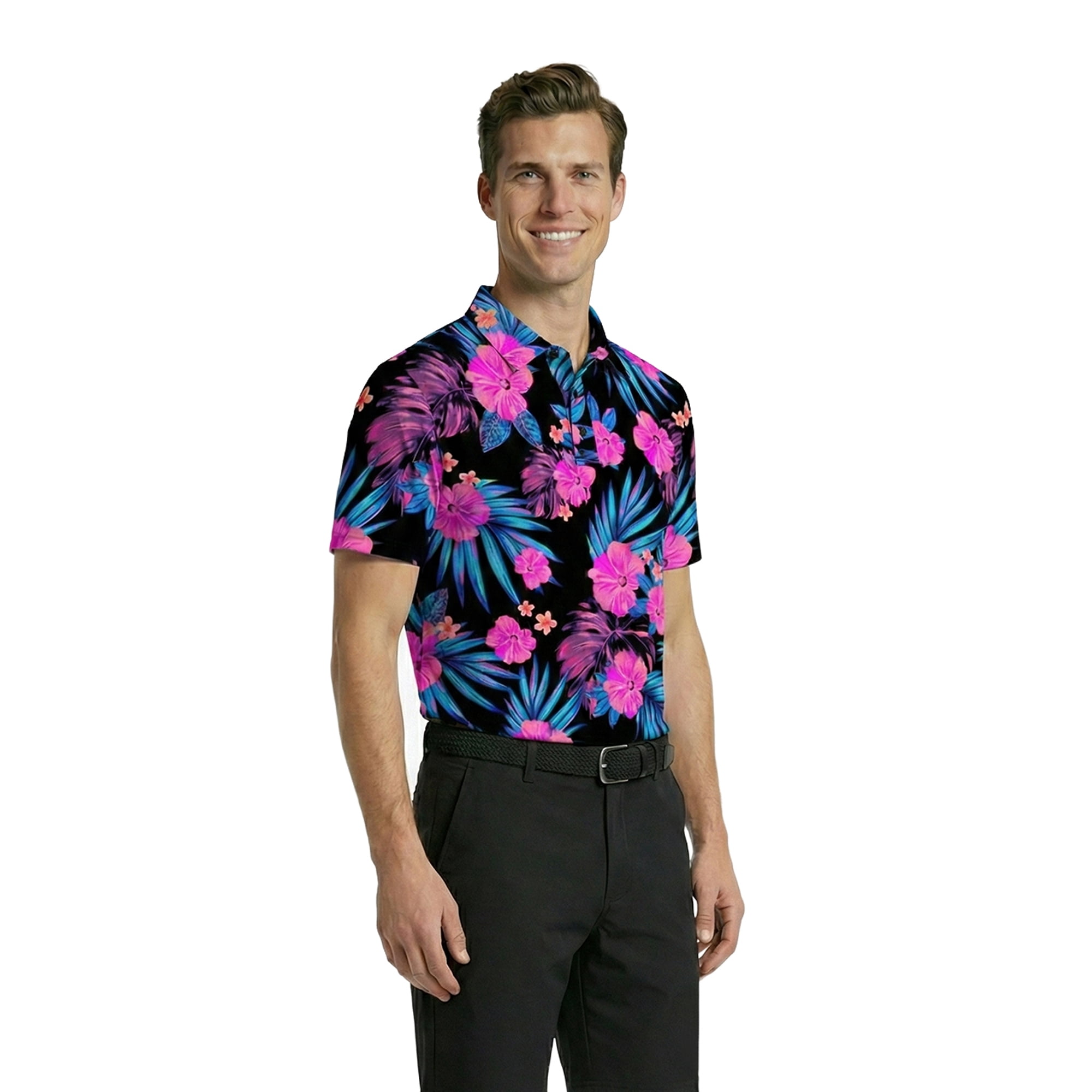 Birdie Bound Men's and Men's Big & Tall Novelty Golf Polos, Sizes XS-4XLT