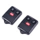 thumbnail image 2 of BRIGHTFUFU 2pcs Reemplazo de entrada sin llave Control remoto Llave Fob Clicker Transmisor 3 botones (Negro), 2 of 7