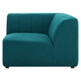 thumbnail image 4 of Sofa Corner Chair, Fabric, Teal Blue, Modern Contemporary Urban Design, Living Lounge Room Hotel Lobby Hospitality, 4 of 7