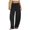 Black, variant on CIENVNSTG Women Linen Lightweight Barrel Pants Drawstring Comfort Casual Lounge Pants Baggy Loose Ankle Pants with Pocket Black L