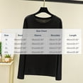 thumbnail image 5 of Trikvn Women's Long Sleeve T-Shirts Basic Crewneck Slim Fit Tops Casual Solid Undershirts Flattering Lightweight Spring Fall Everyday Wear Workout Layering Shirts, 5 of 5