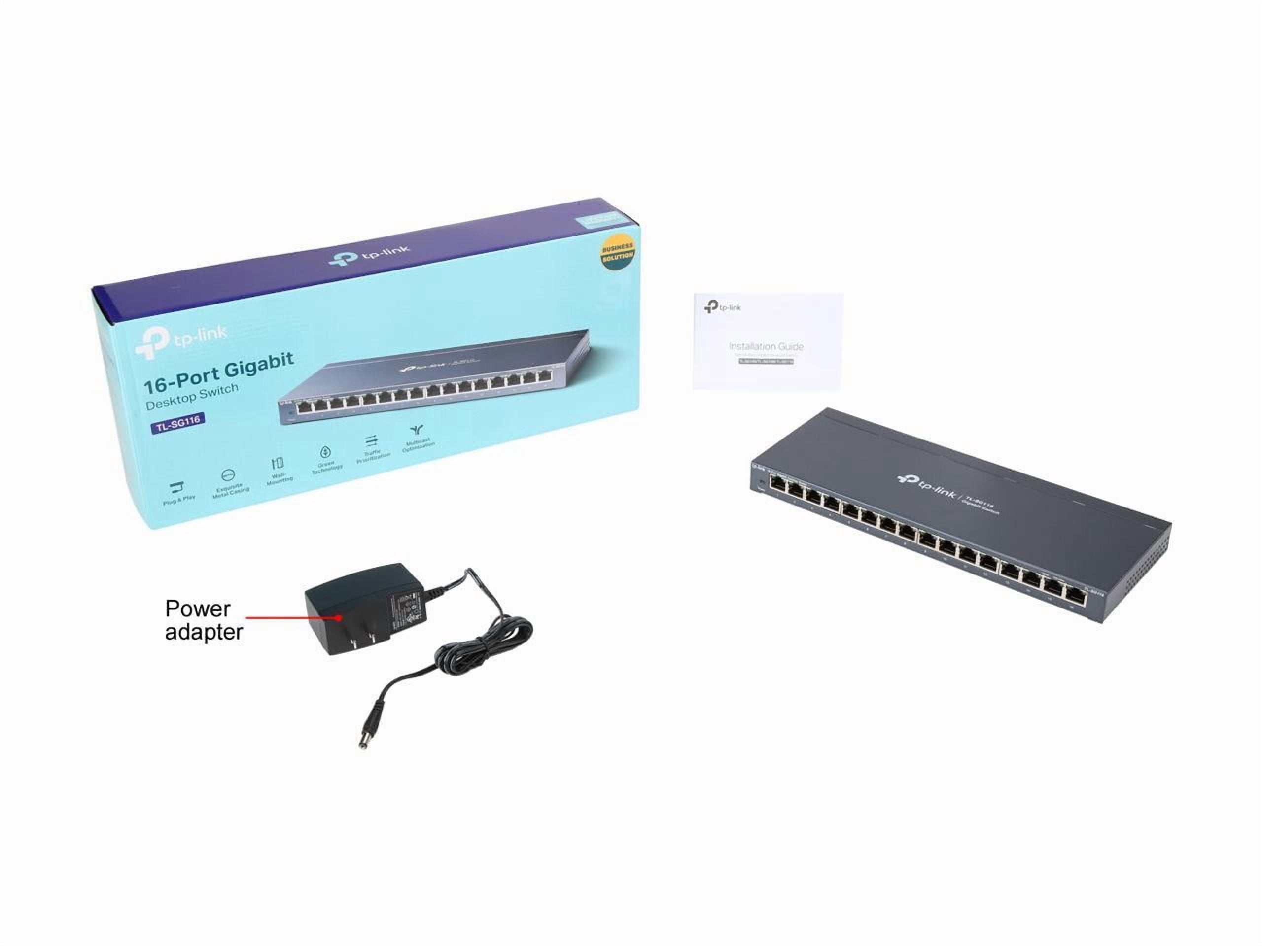 tp-link 16-Port Gigabit 　 Switch LS1016G LS1016G | 16-Port Gigabit Desktop/Rackmount Switch | TP-Link