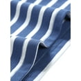 thumbnail image 6 of Lars Amadeus Men's Striped Crew Neck Long Sleeve T-shirt Cotton Pullover Top, 6 of 7
