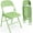 Green, variant on ZOPan Folding Chairs All Steel Metal Frame, Capacity 350 lbs, Durable Portable and Versatile for Indoor Outdoor Use, Green, Set of 4