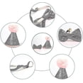 thumbnail image 2 of Pet Birthday Hat, Kitten Hat, Adjustable Pet Hat With Pom Pom Topper, 2 of 4