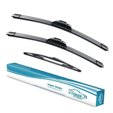 3 Wipers 26" 20" 14" for Lincoln MKX 2007-2015 Ford Edge 2007-2014 All Weather Original Equipment Replacement Front with Rear Windshield Wiper Blades Set (Pack of 3)