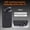 Black, variant on ShellTech For iPhone 16 Hybrid Case with Magnetic 360 Rotating Ring Hidden Kickstand, Shockproof PC+TPU, Anti-Scratch, Anti-Fingerprint, Wireless Charging Full Lens Protection,Silver