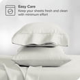 thumbnail image 4 of The Great American Store King Pillow Cases Solid Ivory - 10 Pack - Envelope Closure - Soft Brushed Microfiber Fabric - Shrinkage and Fade Resistant Pillow Cases King Size 20 X 40 Inches, 4 of 4