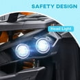 thumbnail image 6 of Aosom Kids ATV, 12V 4 Wheeler Ride on Quad Car Toy with Music, Headlights, Battery Powered Electric Vehicle for Boys and Girls, Orange, 6 of 10