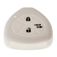 thumbnail image 2 of Miulika Car Remote Key Case Silicone Car Button Cover - White, as described, 2 of 9