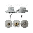 thumbnail image 3 of Deago Sun Hat for Men/Women Waterproof Wide Birm Bucket Hat UV Protection Hat for Fishing Hiking Garden Beach (Gray), 3 of 10