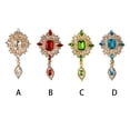 thumbnail image 3 of Broche Geométrico Sonducket para Mujer Aleación de Cristal Blanco, 3 of 6